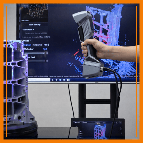 Industrial 3D scanner for CAD and CAM data